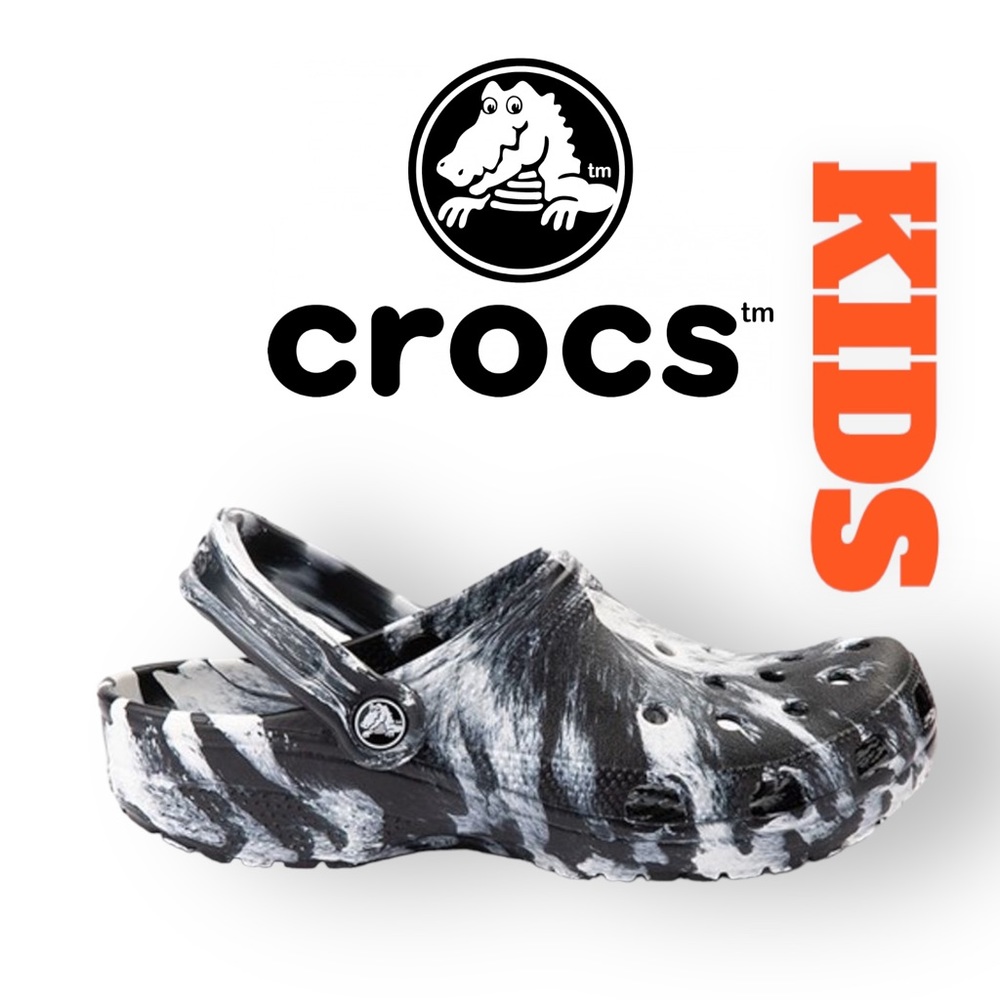 KIDS' CLASSIC MARBLED 
Crocs Baya Toddler Size 10